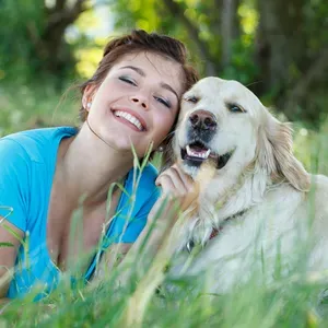 Woman smiling with healthy gums