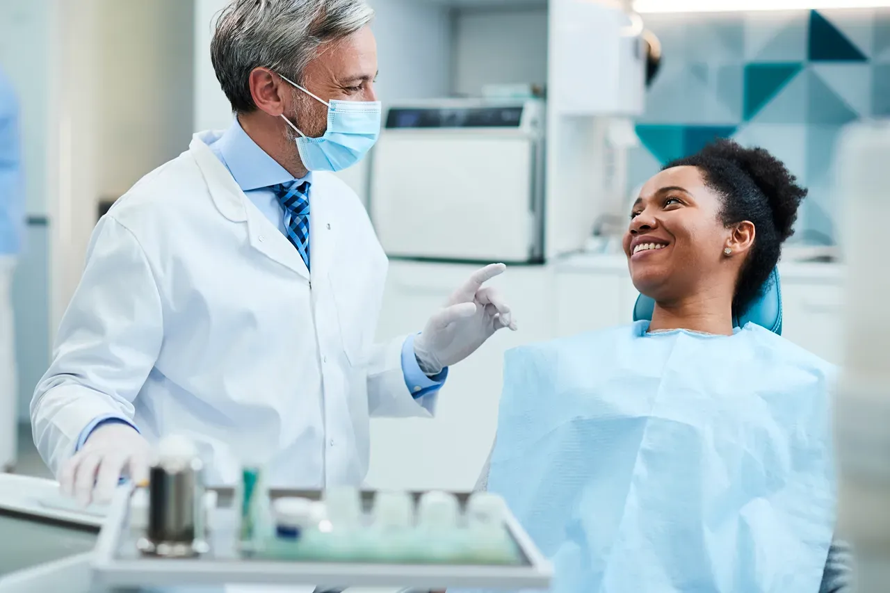 Royale Dental dentist working on a patient — placeholder